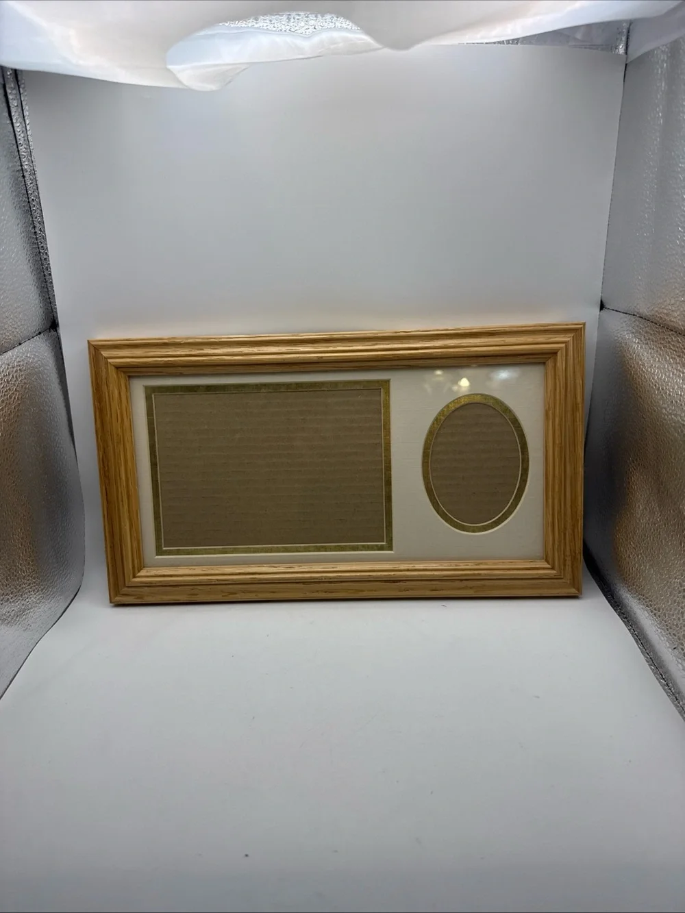 Vintage Grandmacore Brown Wood 8X13